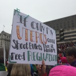 "If only my uterus could shoot bullets, then it wouldn't need regulation"
